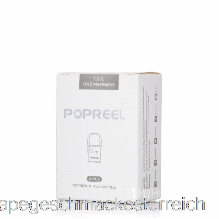 Uwell Popreel P1 Ersatzpods 1,2 Ohm Popreel P1 Pods Vape-Geschmack